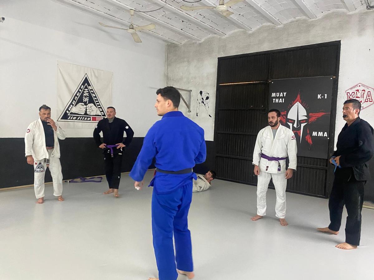 Un entrenament de l'Impacto BJJ a Les Forques.