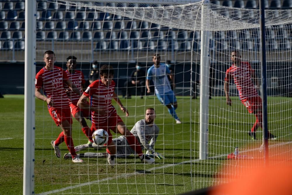 Partido de la Copa del Rey entre el Málaga CF y el Granada.