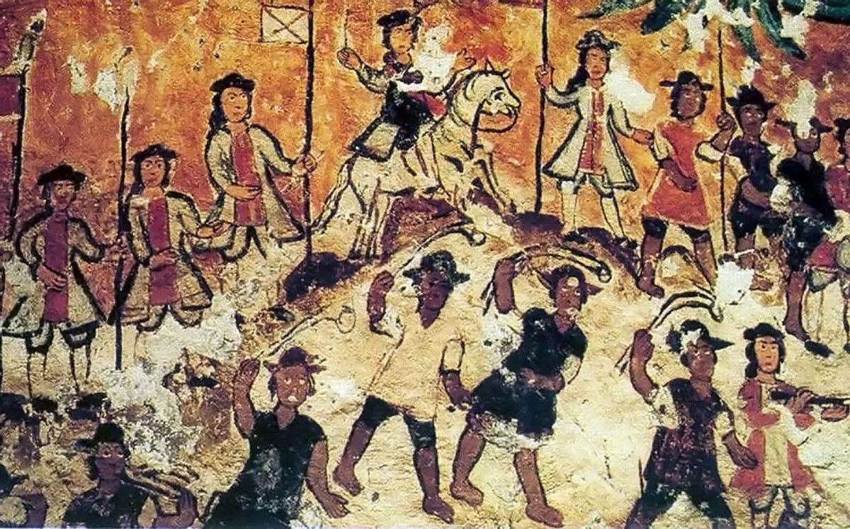A revolta  de Tupac Amaru II (1780).