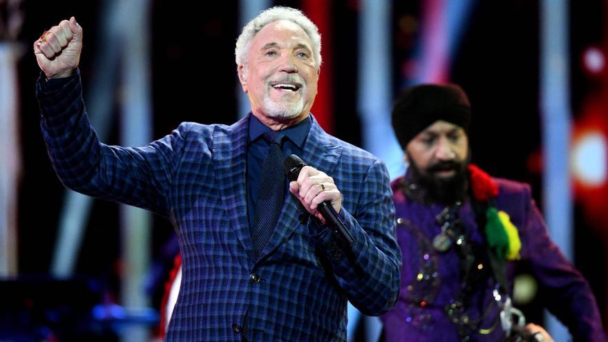 El cantante galés Tom Jones