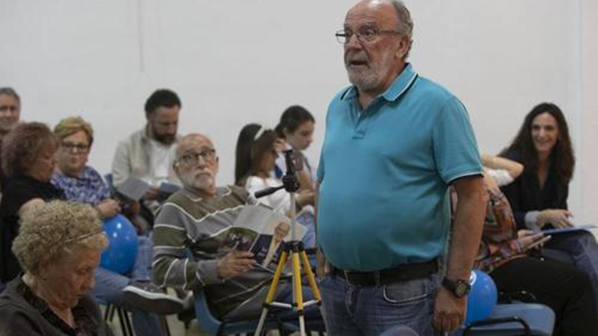 Vicente Sano, en la presentación de la lista electoral.