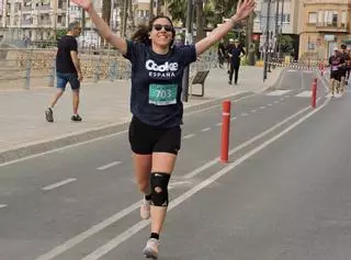 Ángel Valero y Marta Belmonte ganan la Media Maratón de Águilas