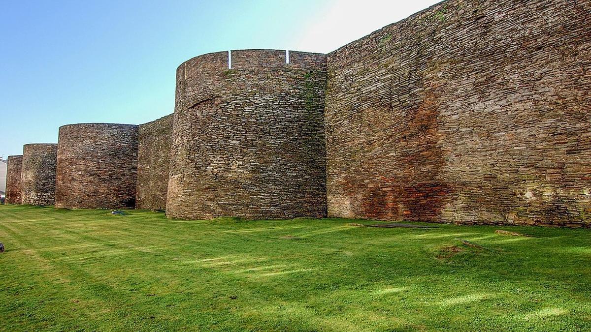 Imagen de la muralla de Lugo.