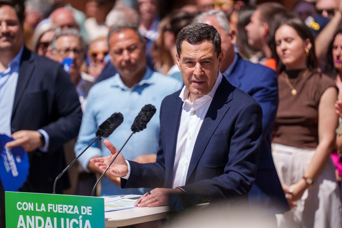 El presidente del PP-A, Juanma Moreno.