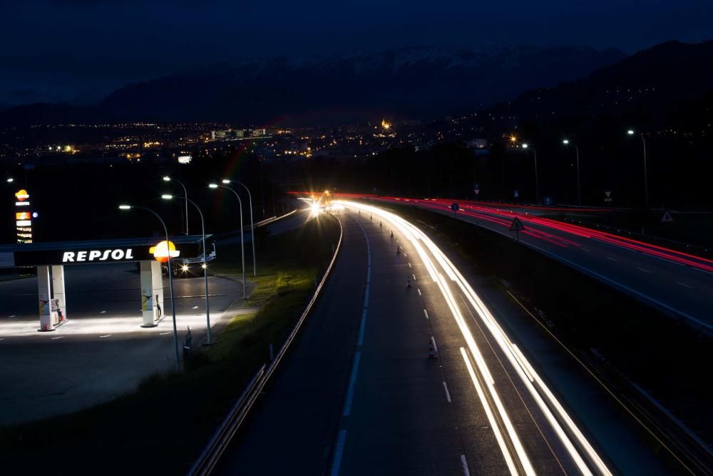 Corte de un carril en la autopista "Y"