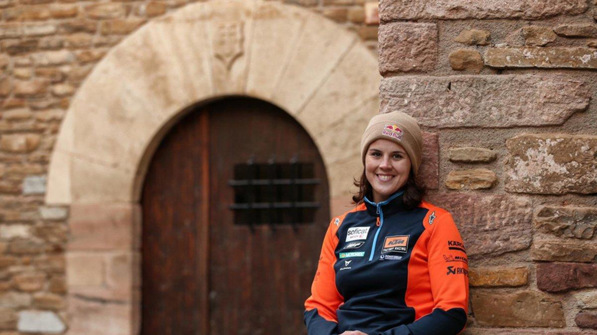 Laia Sanz, a su regreso del Rally Dakar