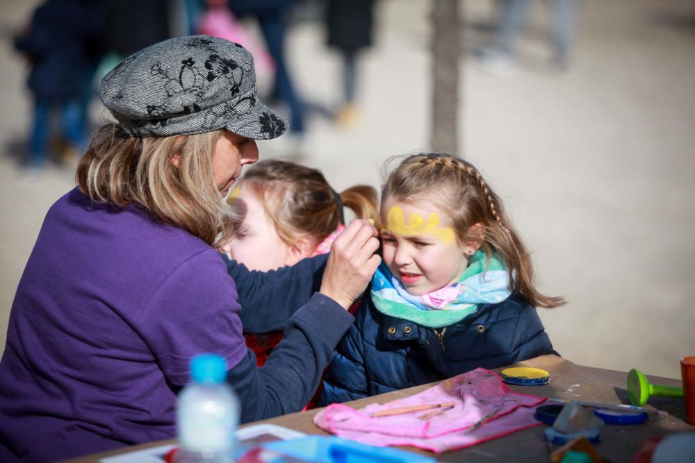 Sant Sebastià se acerca a los niños con la fiesta de sa Riera