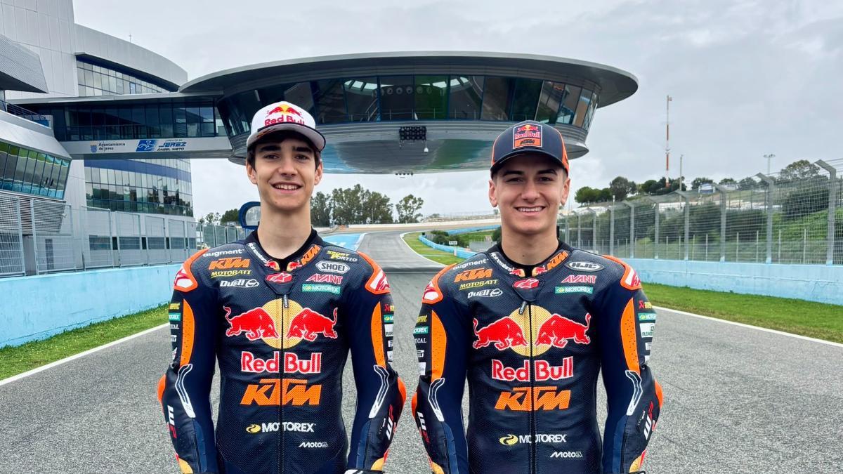Brian Uriarte y Álvaro Carpe buscarán repetir el título de José Antonio Rueda con el Red Bull KTM Ajo en Moto3