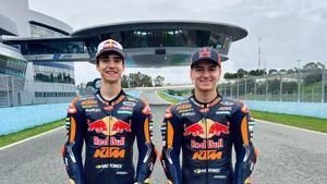 Brian Uriarte y Álvaro Carpe buscarán repetir el título de José Antonio Rueda con el Red Bull KTM Ajo en Moto3
