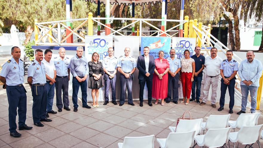 Así serán las acrobacias en Costa Teguise de la Patrulla Paracaidista del Ejército del Aire