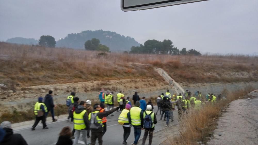 Talls de trànsit a la C-55, a Sant Vicenç