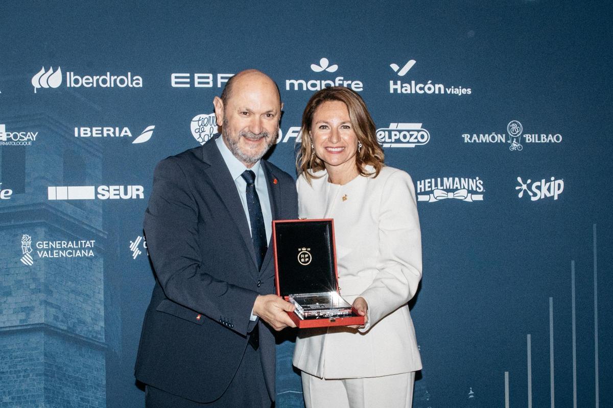 Rafael Louzán y Begoña Carrasco.