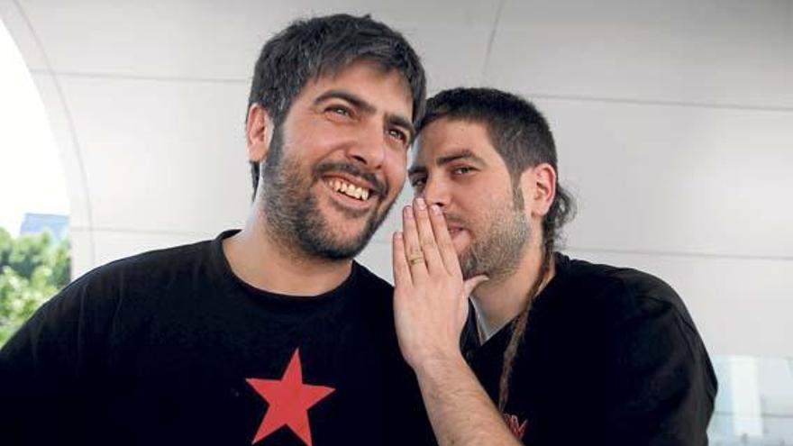 International erfolgreich: David (l.) und José Muñoz vor einem Auftritt in Mexiko-Stadt.