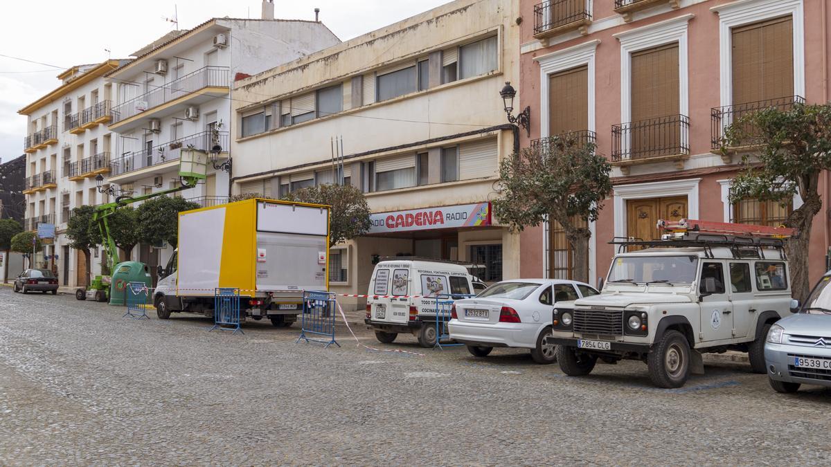 Carrera de Álvarez, que quedará como zona de logística de la productora.