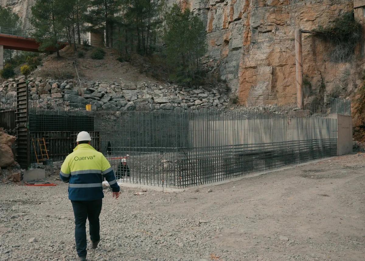 Otra foto de las obras, promovidas al 50% por las empresas Cuerva y Vielca.