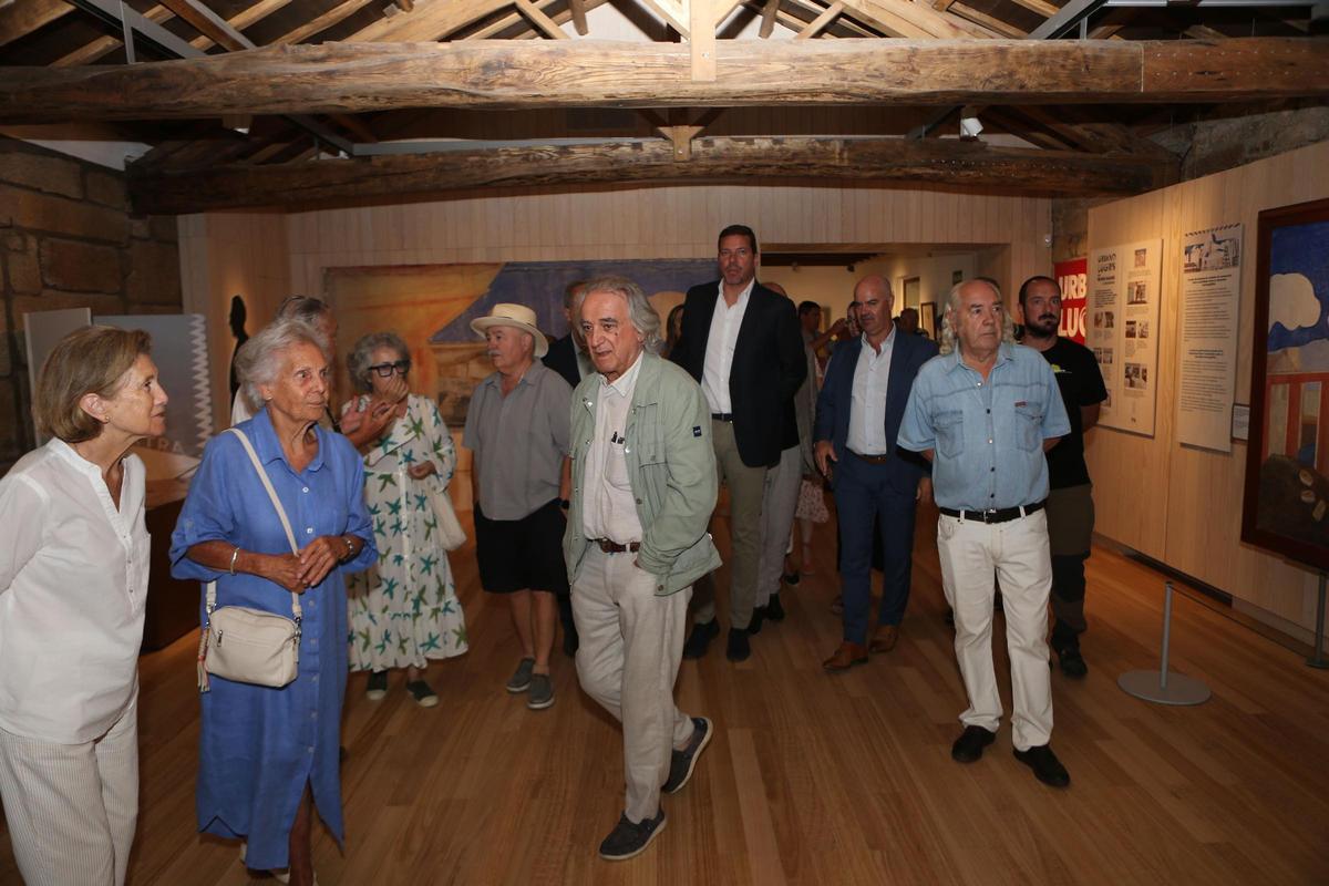 La inauguración de los espacios rehabilitados del Museo Massó de Bueu