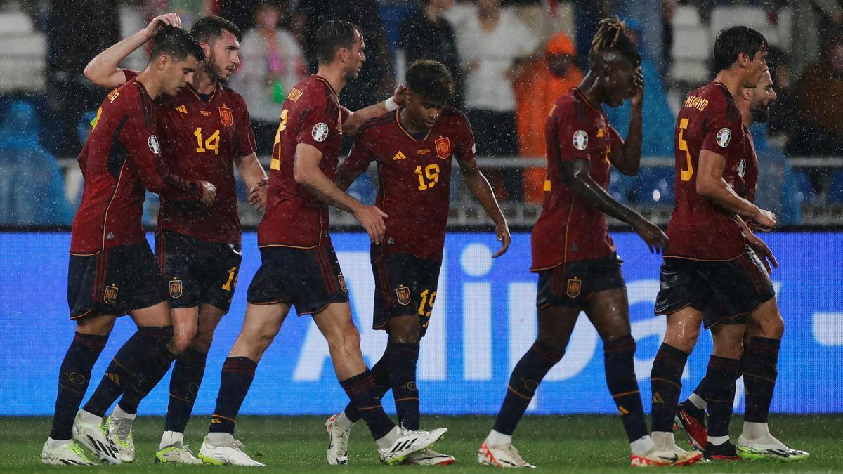 La selección española logró una gran victoria en Georgia