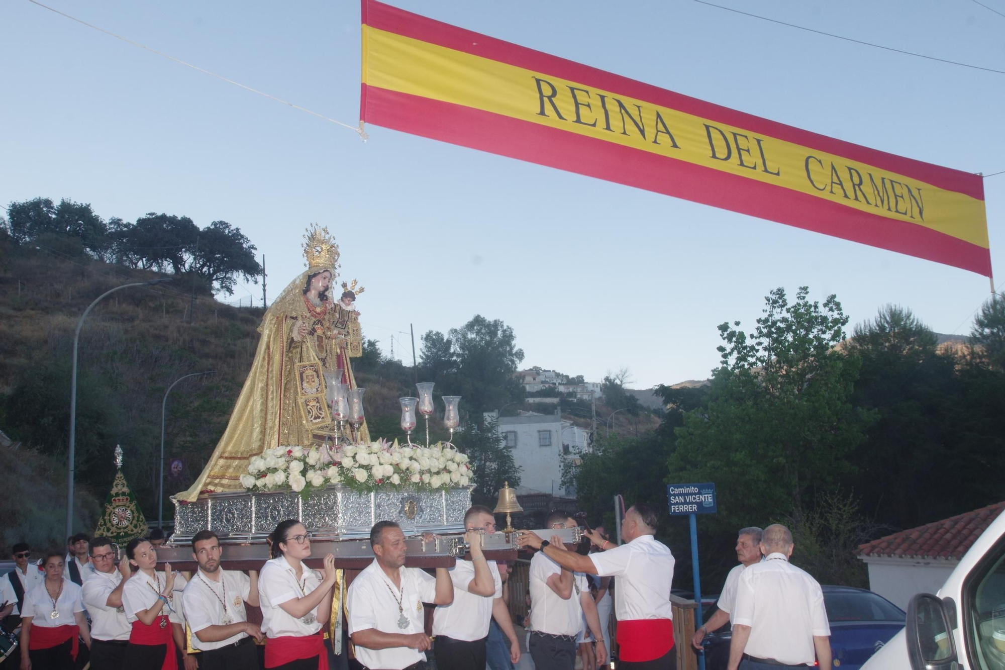 Procesión Virgen del Carmen de Olías