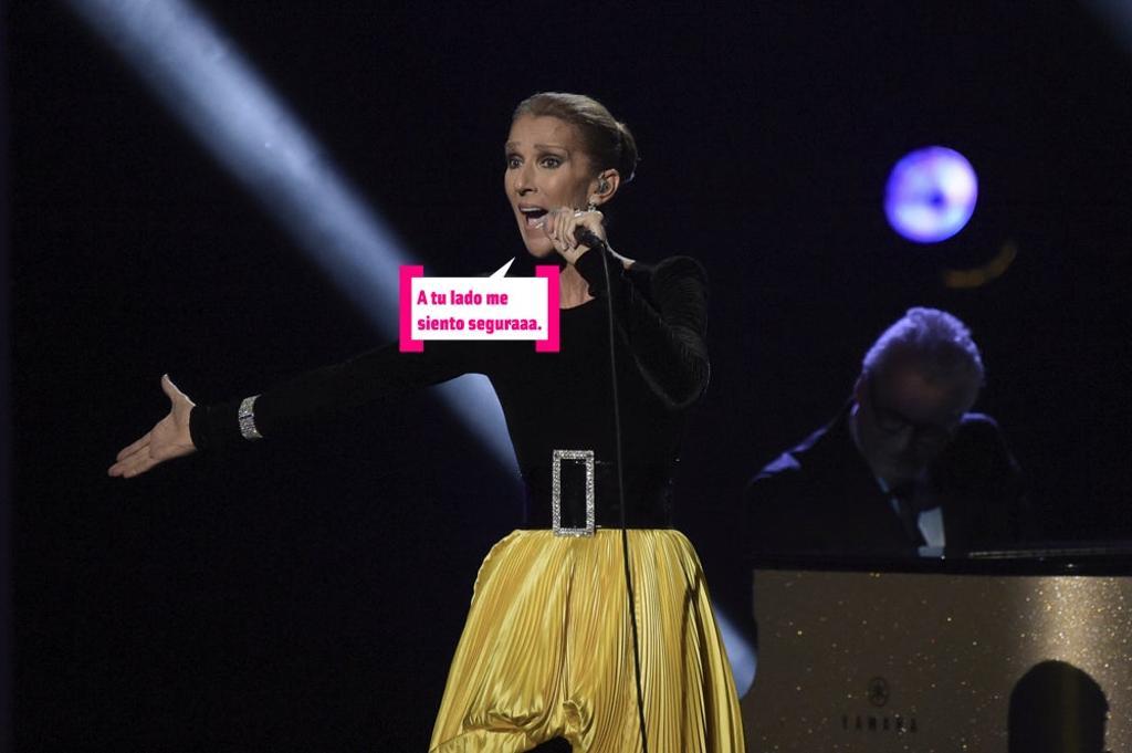 Celine Dion se siente segura cantando