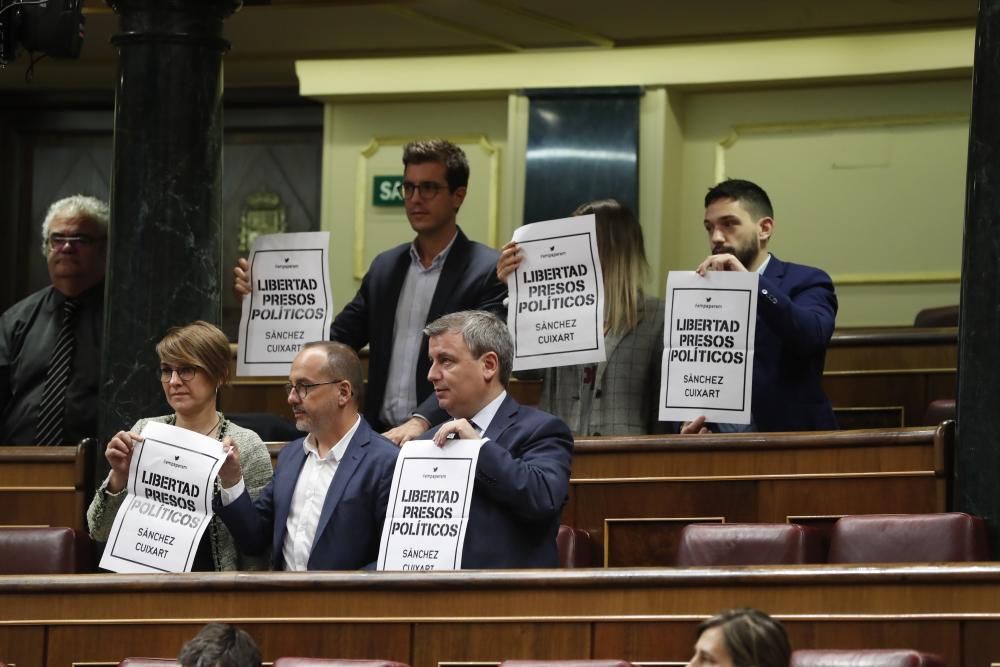 Sessió de control a l'Executiu del Ple del Congrés