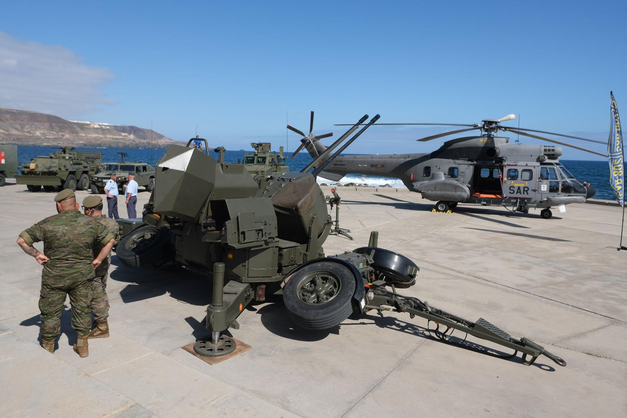 Celebración del Día de las Fuerzas Armadas en Las Palmas de Gran Canaria