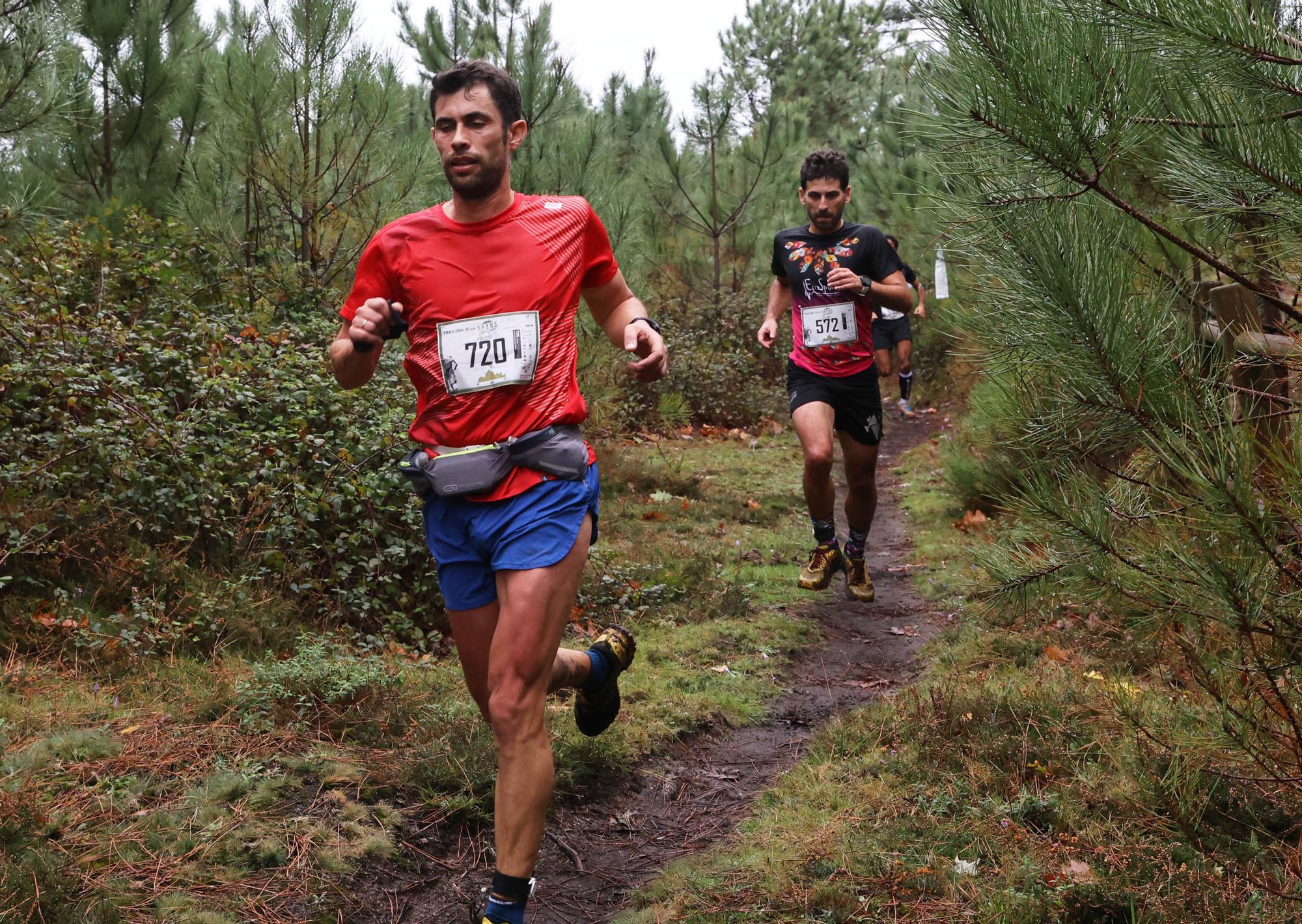 Correr contra viento, lluvia y montaña en A Groba