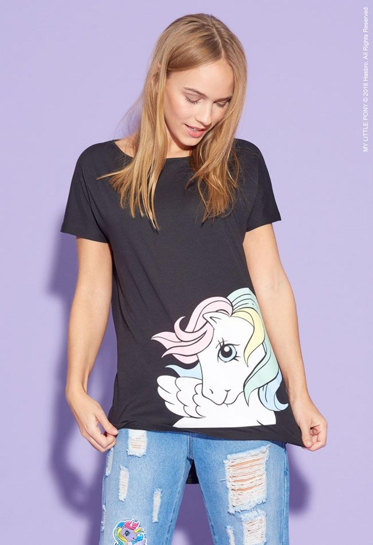 Tezenis &amp; My Little Pony: camiseta negra con dibujo