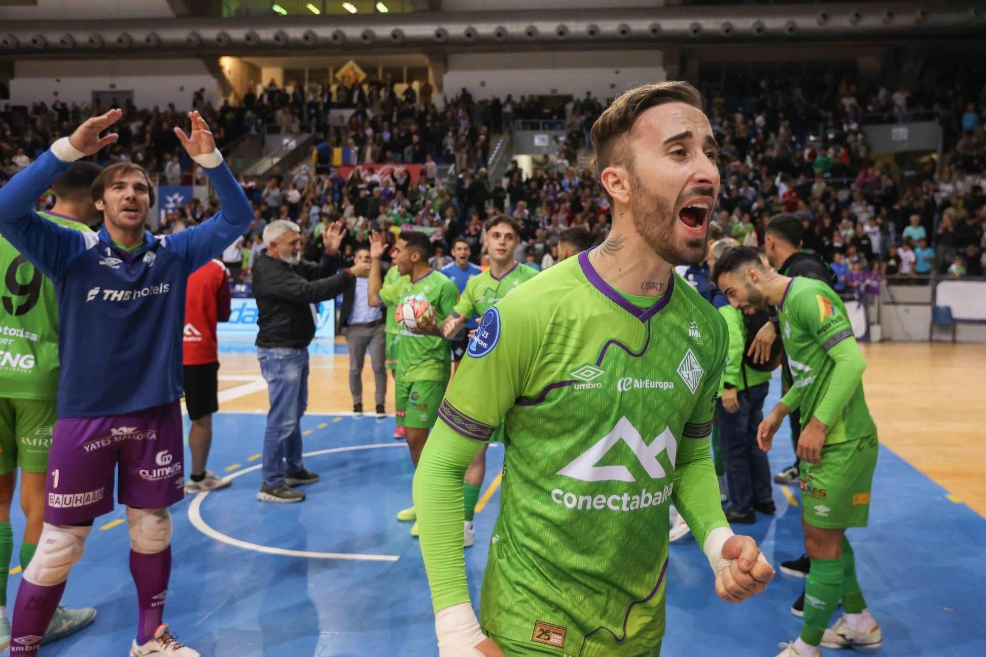 La clasificación del Palma Futsal para la Fase Final de la Champions League, en imágenes