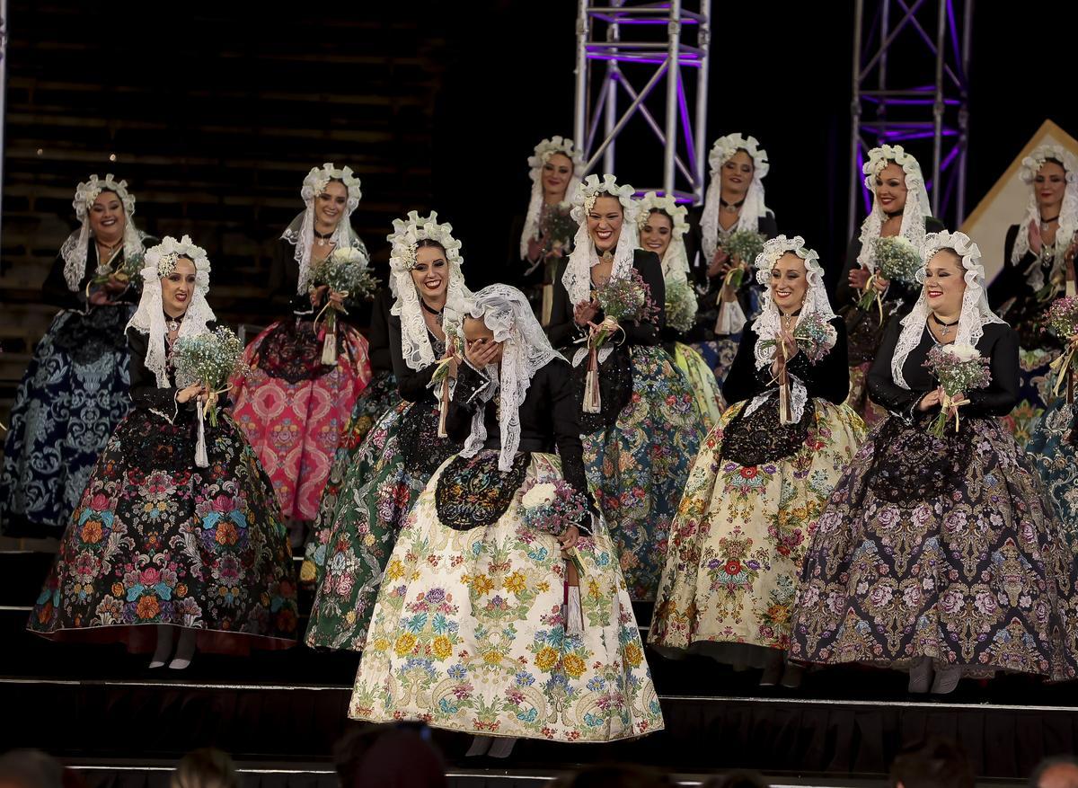 Elección de la actual Bellea del Foc el pasado mes de junio