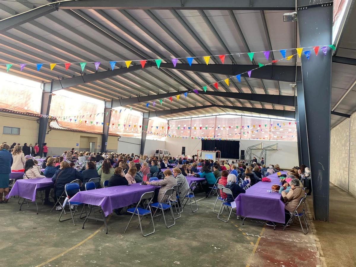 Actos por el Día de la Mujer celebradon en Huélaga en 2023.