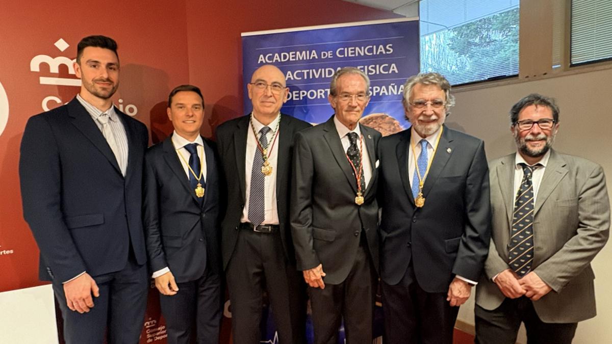 Juan de Dios Benítez (segundo por la izqda.), Diego Medina, Manuel Guillén y David Moscoso (primero por la derecha).