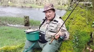 El elevado caudal de los ríos limita las capturas en el arranque de la campaña de pesca fluvial