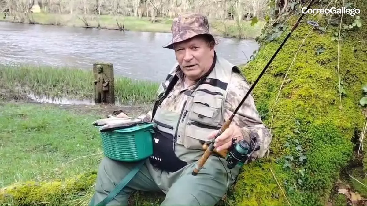 El elevado caudal de los ríos limita las capturas en el arranque de la campaña de pesca fluvial