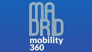 Este es el logo de Madrid Mobility360, la aplicación del Ayuntamiento de Madrid y la EMT para mejorar la movilidad en el transporte público