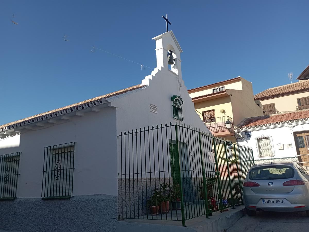 Antigua capilla escuela rural de Maqueda, la semana pasada.