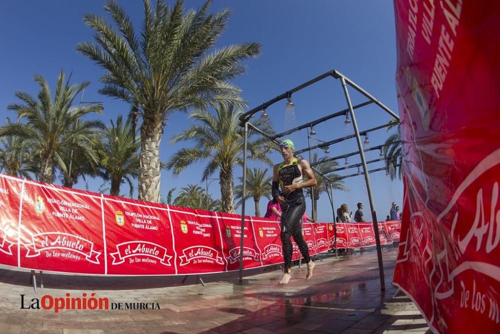 Salida del Triatlón Villa de Fuente Álamo