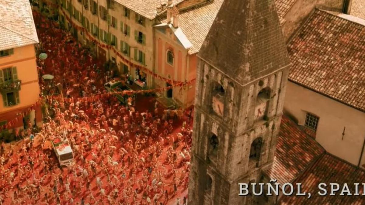Pantallazo extraído de la 'Pelea durante la Tomatina' en Jefes de Estado