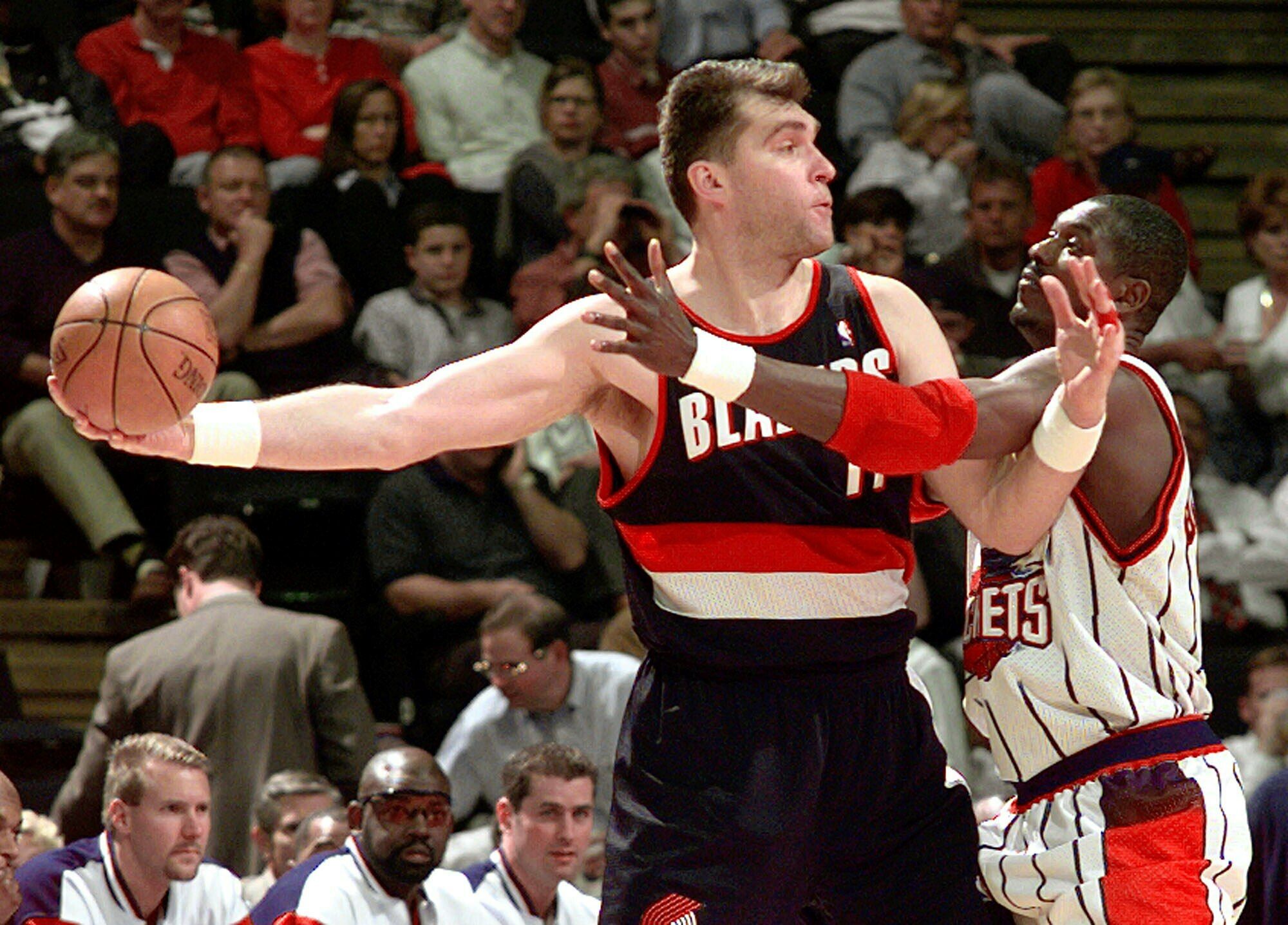 Sabonis con los Portland Trail Blazers en 1999