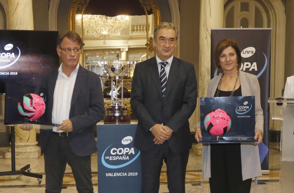 Presentación Copa de España fútbol sala Valencia