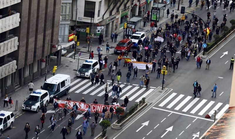 Manifestación de hostelería, ocio y turismo