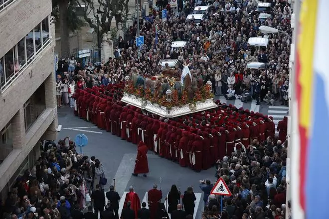 Semana Santa en Alicante 2026: Procesión de la Hermandad de la Santa Cena en el Jueves Santo