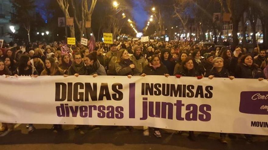 Manifestación masiva en Madrid