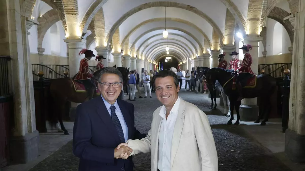 El Centro Internacional del Caballo convertirá la huerta en el «pulmón» de Caballerizas tras la cesión del Ayuntamiento
