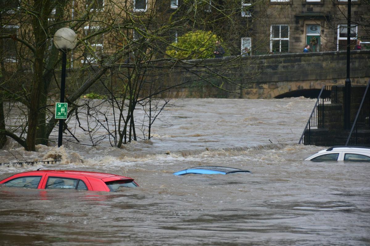 Inundaciones en el Reino Unido.