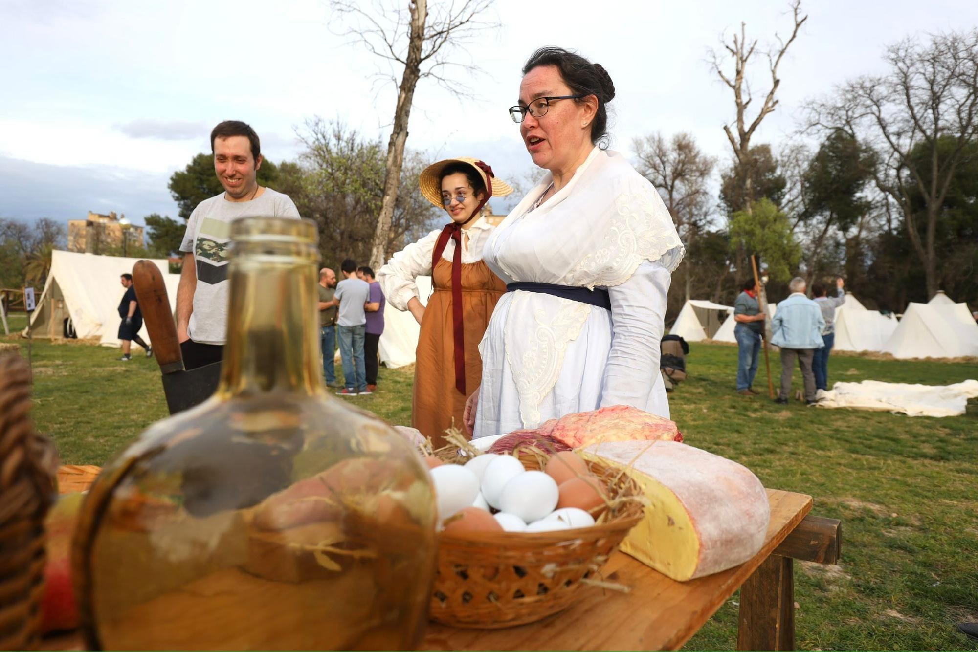 En imágenes | Comienzan los preparativos de la recreación de los Sitios de Zaragoza