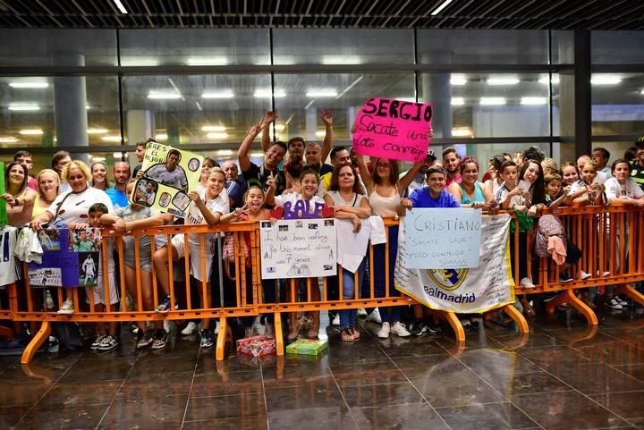 LLegada del Madrid al Aeropuerto de Gran Canaria