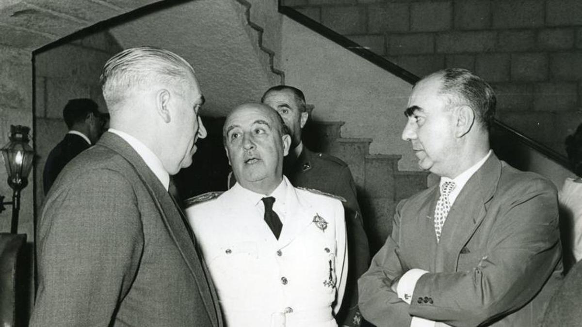 Francisco Franco y Luis Carrero Blanco.