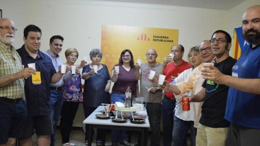 Felicitat a la seu d&#039;ERC del Berguedà.