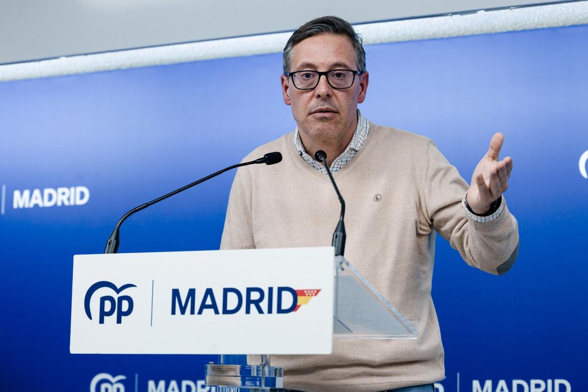 El secretario general del PP de Madrid, Alfonso Serrano.