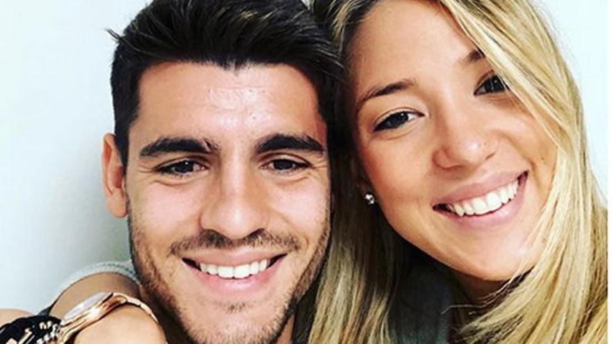 Morata y Campello llenan sus redes de mensajes de amor.